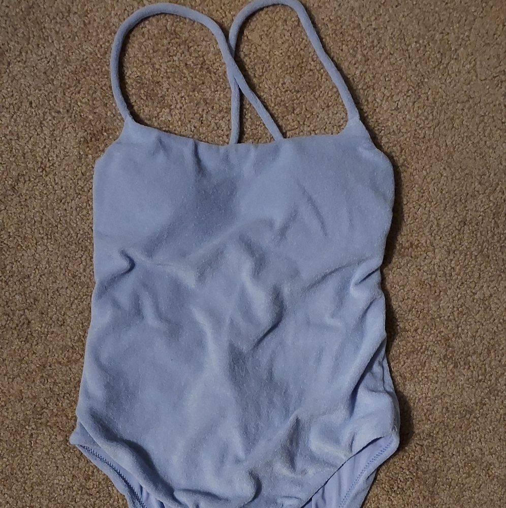Essential Terry Strappy Back Scoop One-Piece